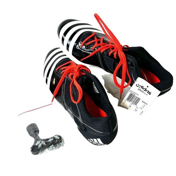 Adidas Adizero LJ 2 Athletisme Mens 10 Track & Field Shoe Spikes Black/White New - Picture 1 of 11